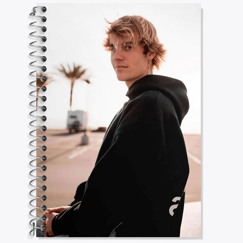 دفتر لغت 50 برگ خندالو مدل جاستین بیبر Justin Bieber کد 19020