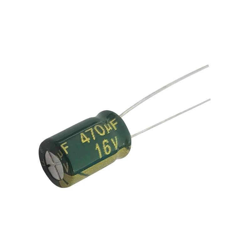 خازن الکترولیت 470 میکرو فاراد کد 100 بسته 20 عددی