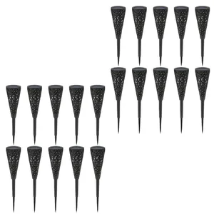 چراغ پارکی خورشیدی مدل مخروطی مجموعه 20 عددی 