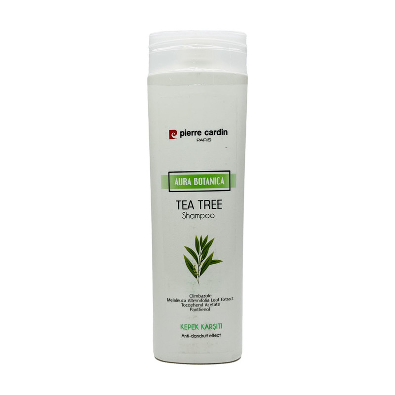 شامپو ضد شوره مو پیر کاردین مدل TEA TREE مناسب برای موهای چرب و مختلط و دارای شوره حجم 360 میلی لیتر