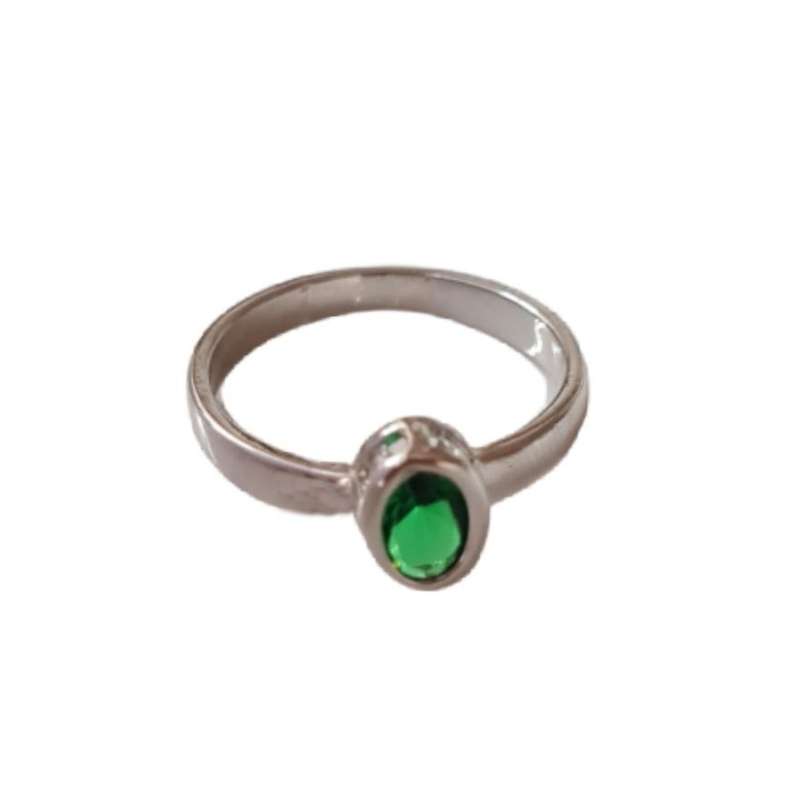 انگشتر زنانه مدل نگین بیضی