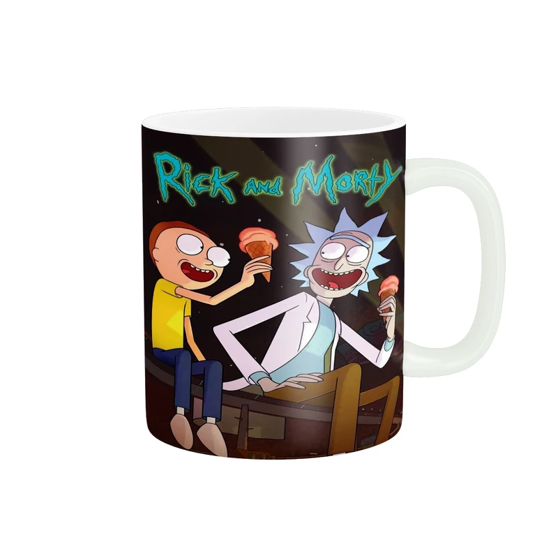 ماگ پادآفرین مدل کارتونی طرح ریک و مورتی کد p9206