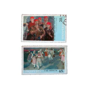 تمبر یادگاری مدل ملل کد bc-1845 مجموعه 2 عددی