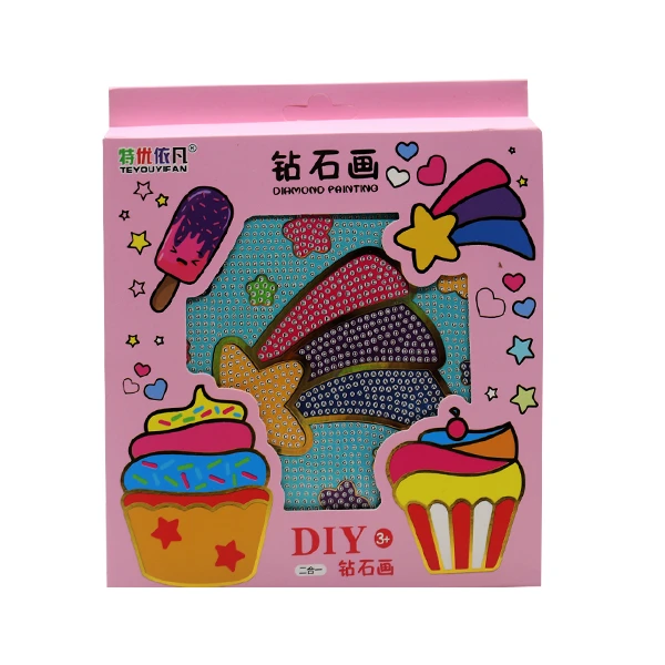 بازی آموزشی رنگ آمیزی مدل نقاشی الماسی قابدار طرح ستاره کد ZS168