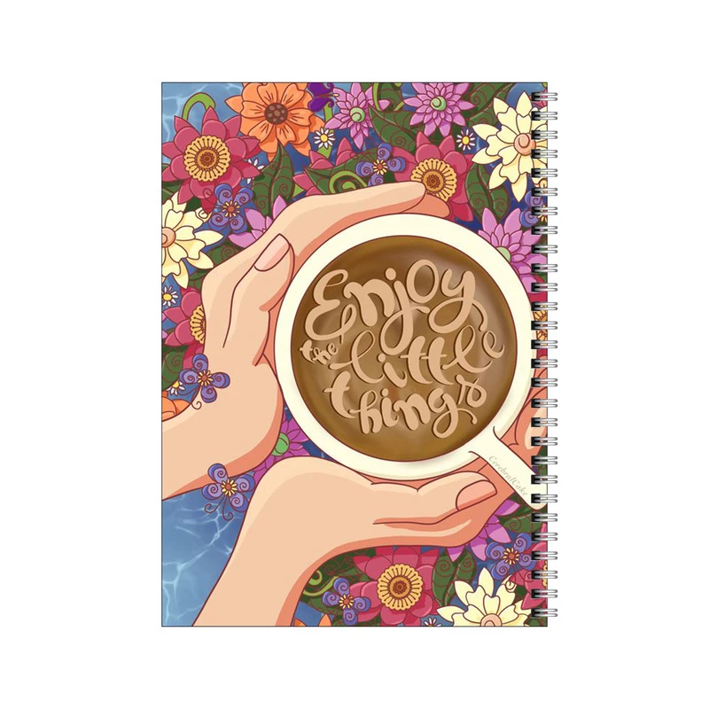 دفتر مشق 80 برگ بامبیلیپ طرح زمان خوردن قهوه کد 1360376