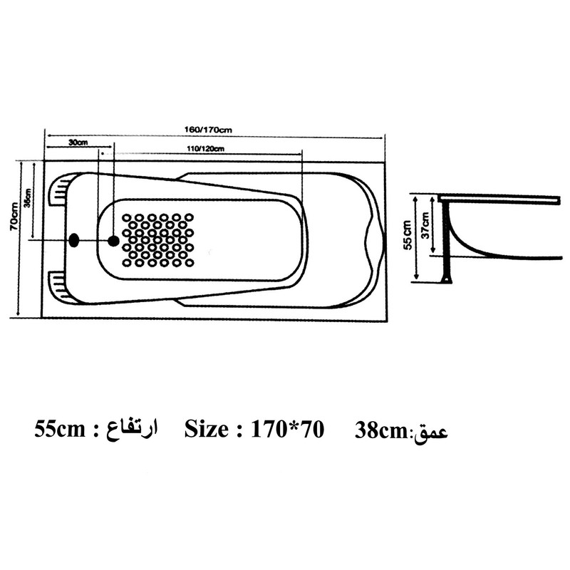جکوزی دریا مدل مریم