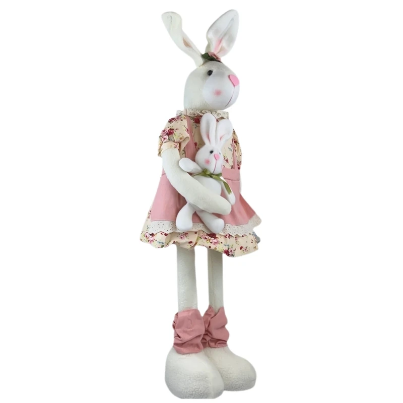 عروسک پولیشی مدل خرگوش تلسکوپی ارتفاع 60 سانتی متر