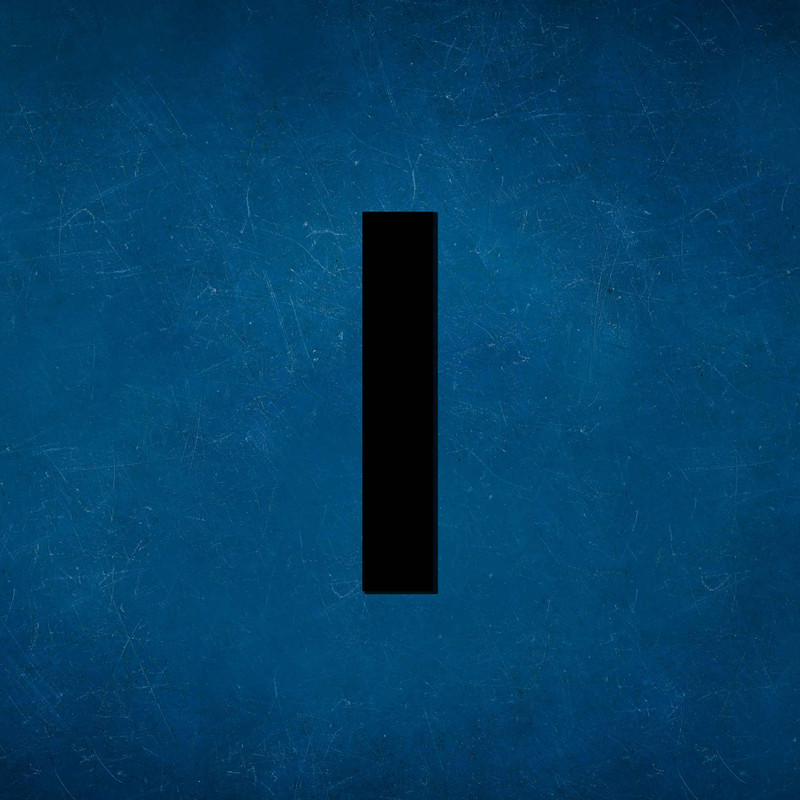 تابلو نشانگر آژنگ  طرح مستطیل مدل حروف لاتین کدI-336