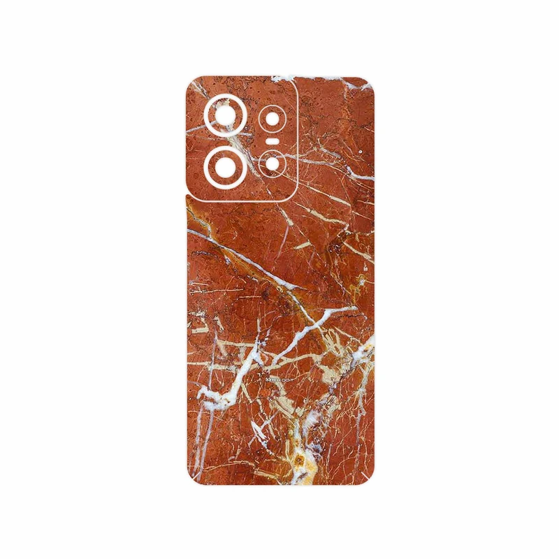 برچسب پوششی ماهوت مدل Red Marble مناسب برای گوشی موبایل موتورولا Edge 50 Pro