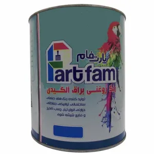 رنگ روغنی سفید براق پارت فام کد۱۰۰ حجم ۴۰۰۰ میلی لیتر
