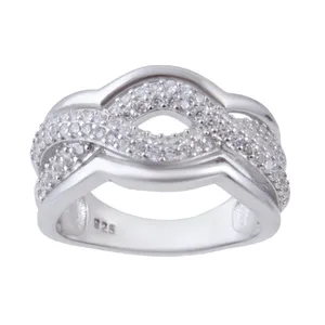    انگشتر نقره زنانه بازرگانی میلادی کد AWR-372