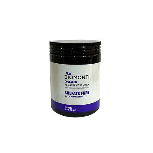 ماسک مو یومونتی مدل کلاژن و کراتین حجم 750 میلی لیتر