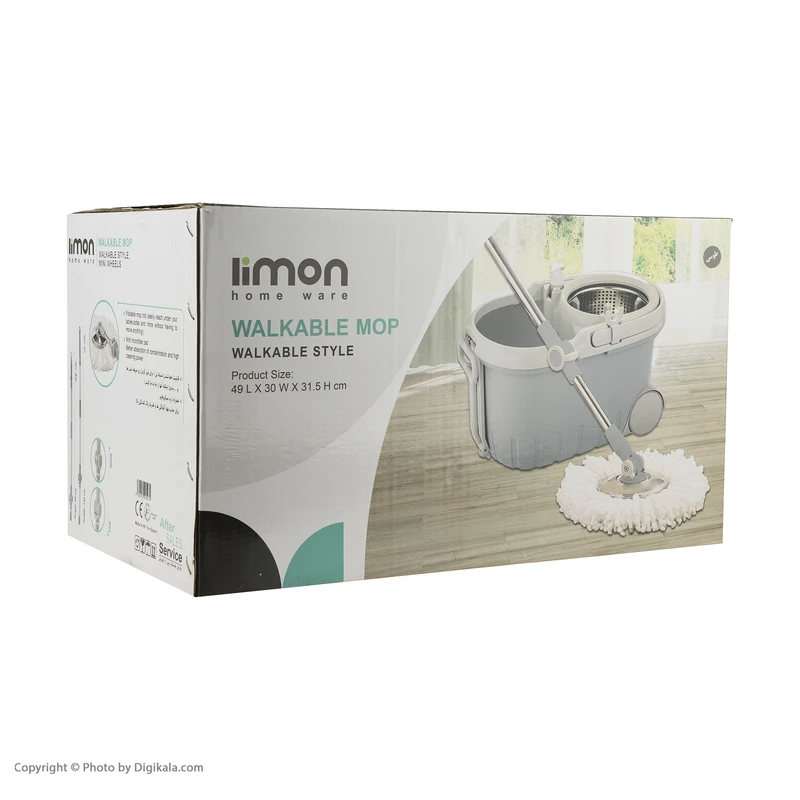 عکس شماره 18 : ست سطل و زمین شوی لیمون مدل 001