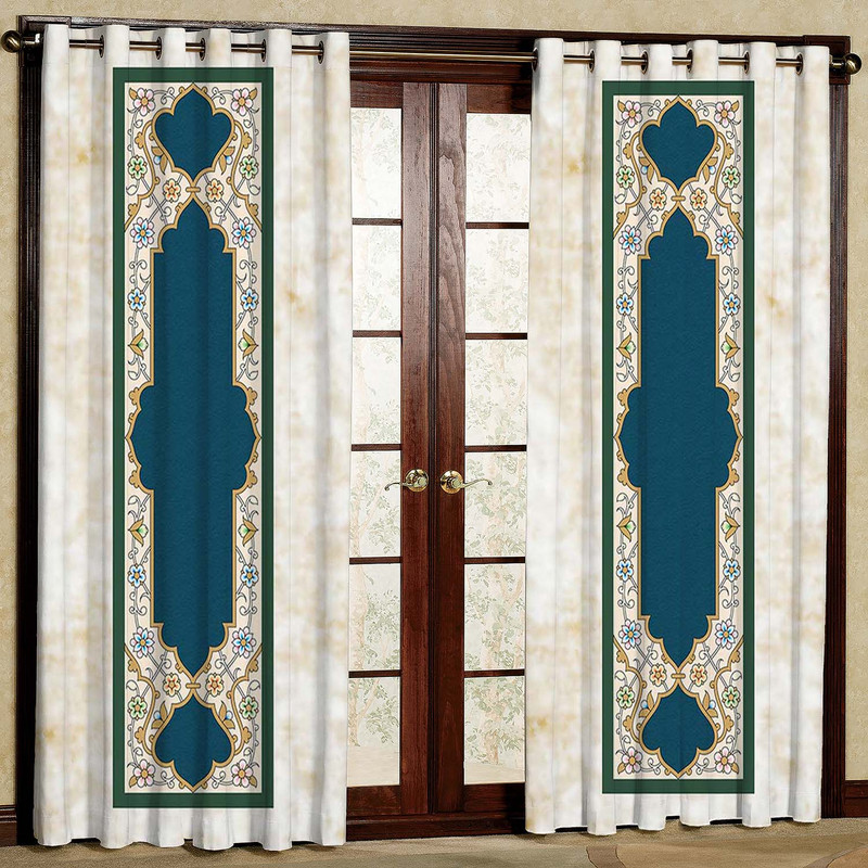 پرده مدل هازان پانچی کد m 1582 سایز 280x140 سانتی متر