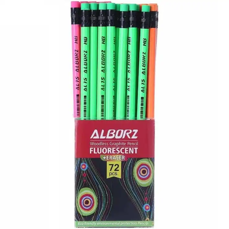 مداد البرز مدل فلورسنت کد 15 بسته 8 عددی