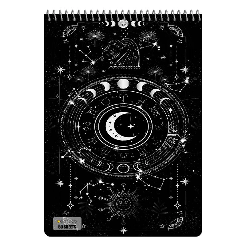 دفتر نقاشی 50 برگ سیمی کارنیکا طرح ماه Moon کد 76933