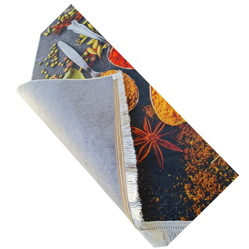 فرش پارچه ای مدل فرشینه طرح آشپزخانه کد 403