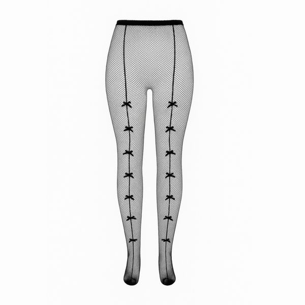 جوراب شلواری فیش نت زنانه مدل پاپیونی