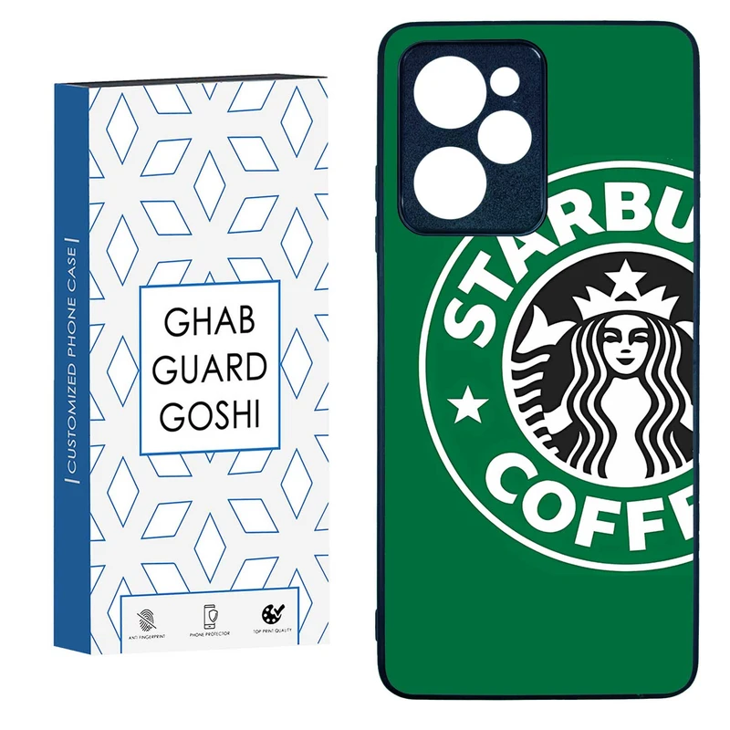 کاور قاب گارد گوشی طرح استارباکس کد TPU-051 مناسب برای گوشی موبایل شیائومی  POCO X5 PRO 