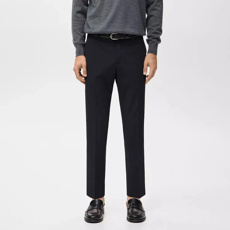 شلوار کتان مردانه مانگو مدل SLIM PURE COTTON