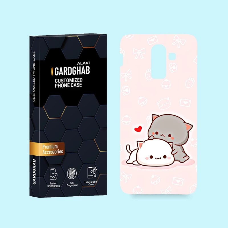 کاور گارد قاب علوی مدل عاشقانه مناسب برای گوشی موبایل سامسونگ Galaxy J8 2018 