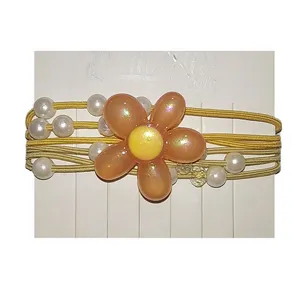 کش مو دخترانه مدل دوبل بابونه کد 5 مجموعه 2 عددی