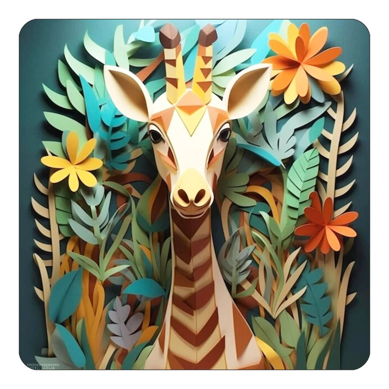 مگنت کاکتی طرح حیوانات رنگی مدل mp26834