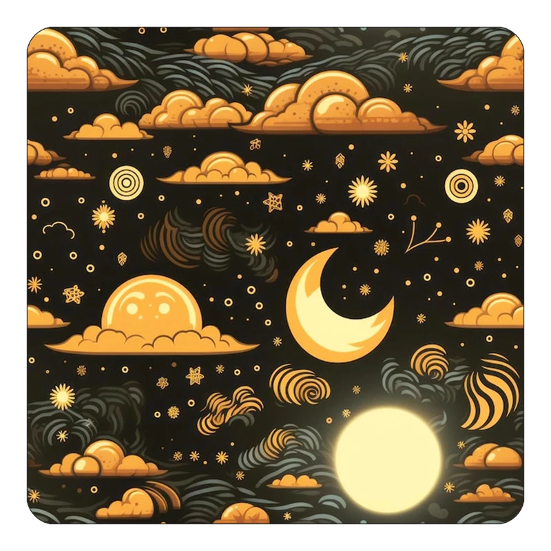 مگنت کاکتی طرح ماه و ستاره مدل mp52662