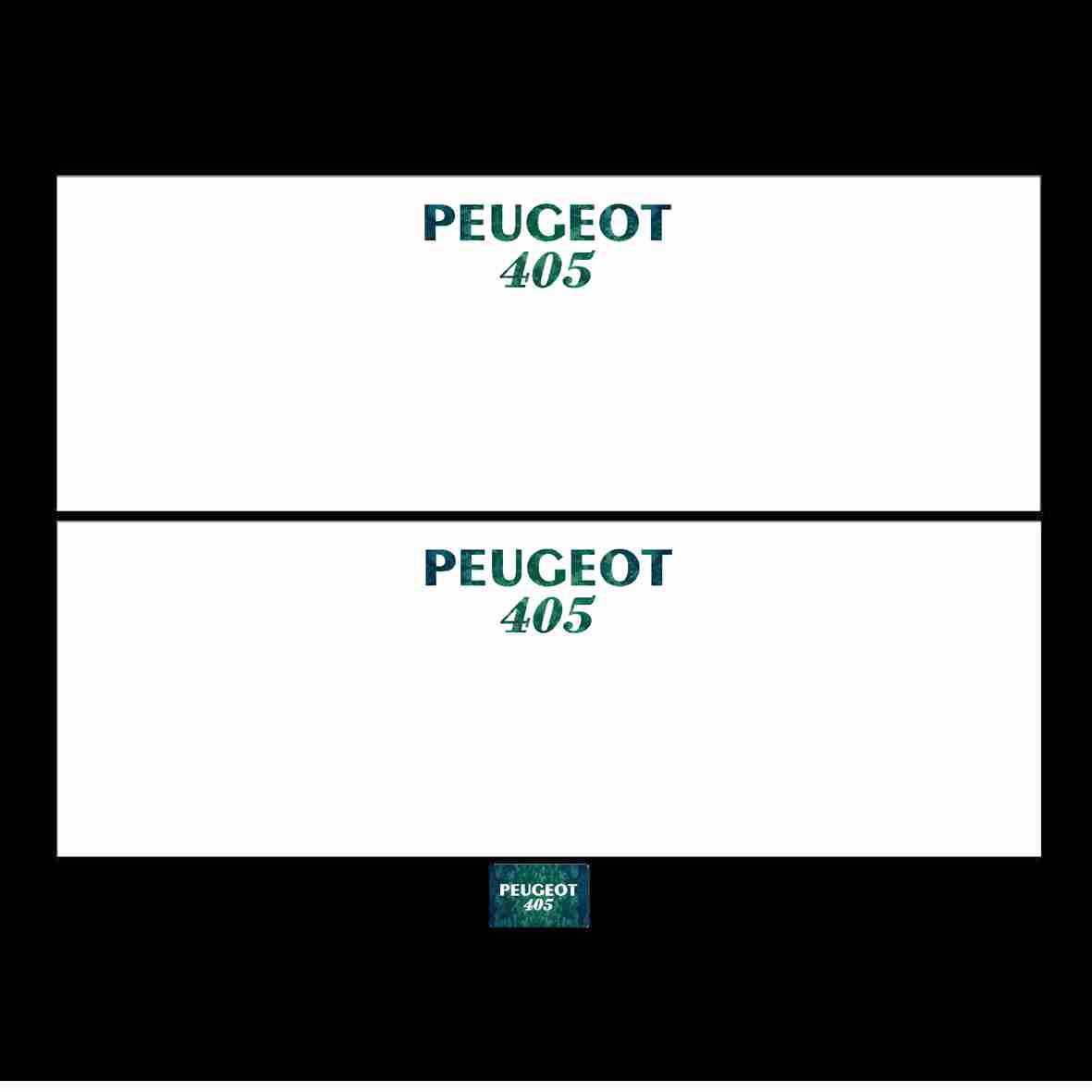 برچسب بدنه خودرو رایسان کد PS009 مناسب برای پژو 405 بسته سه عددی