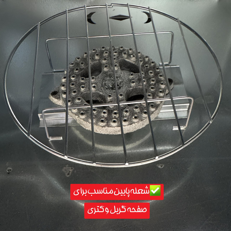 تنور گازی گوهر آذران مدل دو شعله درب پنجره ای