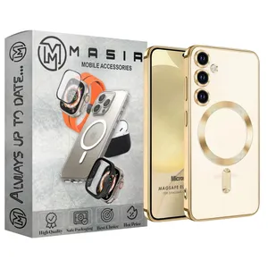 Masir Magsafe Magnetic Electroplating Cover suitable for Samsung Galaxy S23 FE 