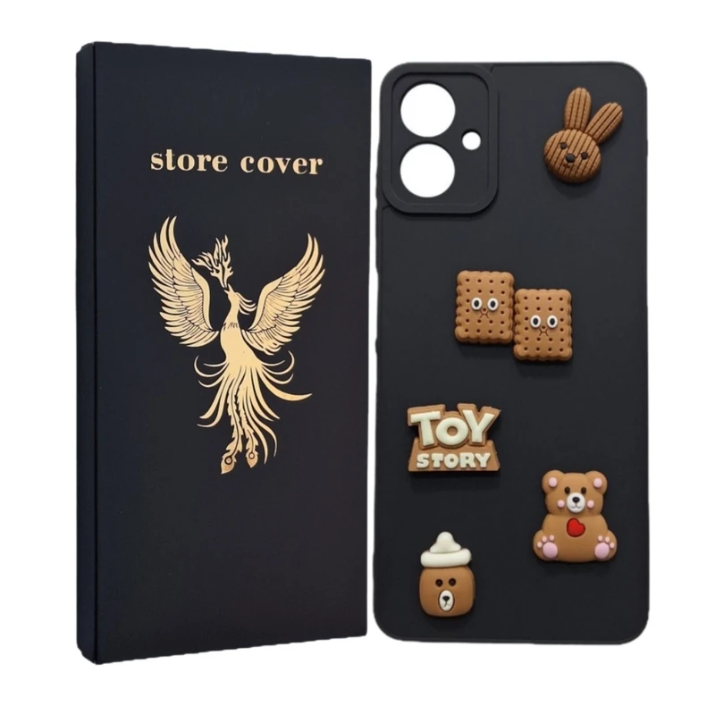 کاور استور کاور طرح عروسک توی برجسته مدل a06 مناسب برای گوشی موبایل سامسونگ Galaxy A06 / A06S