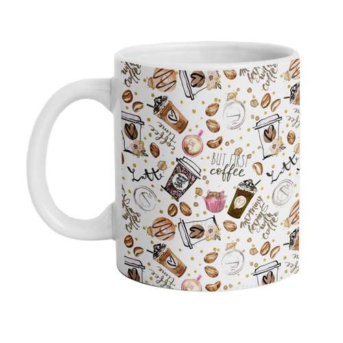 ماگ دارلی طرح قهوه Coffee مدل DarlyM549