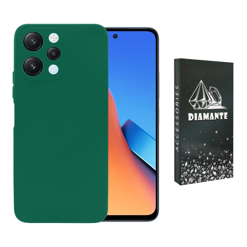 کاور دیامانته مدل sili_77 Bk مناسب برای گوشی موبایل شیائومی Poco M6 Pro 5G