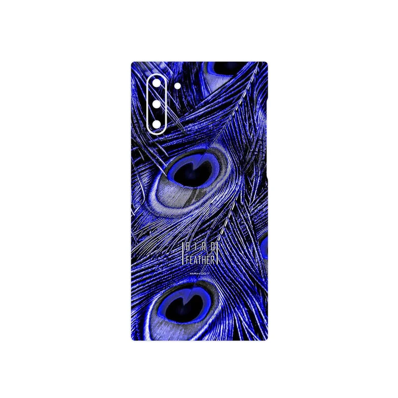 برچسب پوششی ماهوت مدل Purple Feather مناسب برای گوشی موبایل سامسونگ Galaxy Note 10
