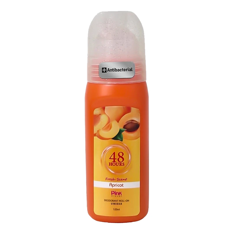 رول دئودورانت پینک ویژوآل مدل Apricot حجم 120 میلی‌لیتر