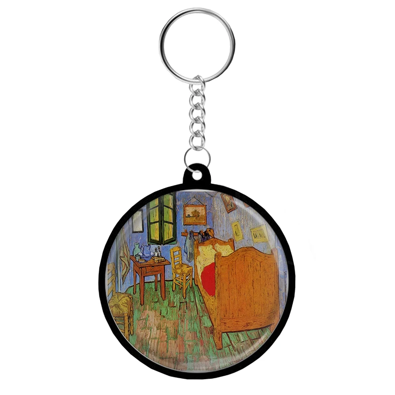 جاکلیدی مدل دوطرفه طرح نقاشی اتاق خواب آرل از ون گوگ کد S15170