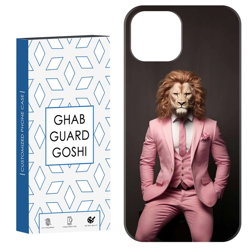 کاور قاب گارد گوشی طرح شیر کد Dimo-484 مناسب برای گوشی موبایل اپل  IPHONE 12 / 12 PRO   