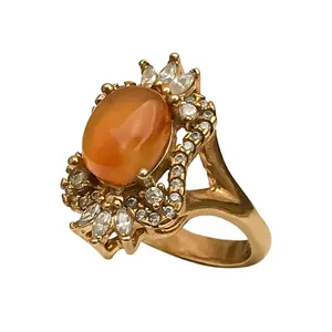 انگشتر نقره زنانه مدل 009-1 عقیق یمن