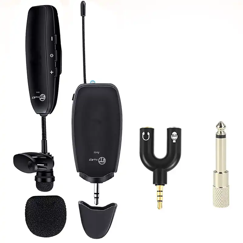 ست میکروفن بی سیم کی تی مدل A-01 مجموعه 2 عددی