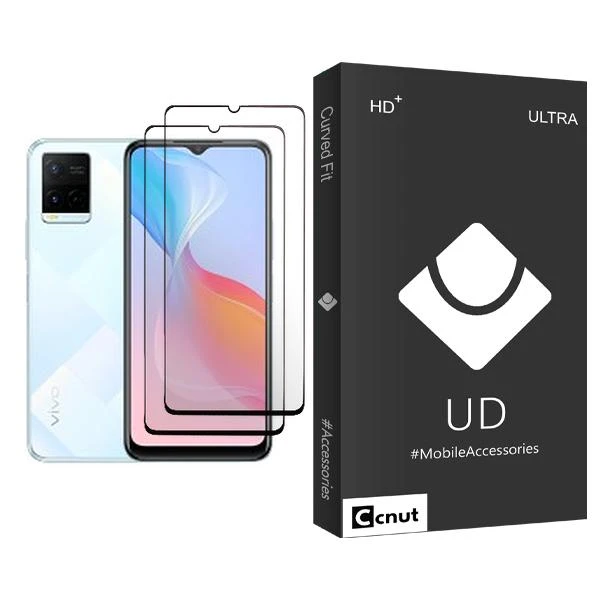 محافظ صفحه نمایش سرامیکی کوکونات مدل UDB Glass2 مناسب برای گوشی موبایل ویوو Y21 بسته دو عددی