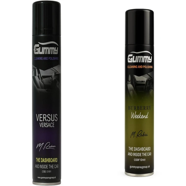 اسپری واکس داشبورد خودرو گامی مدل ویکند و ورساچ حجم 300 میلی لیتر بسته 2 عددی