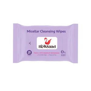 دستمال مرطوب نیوساد مدل میسلار بسته ۲۸ عددی