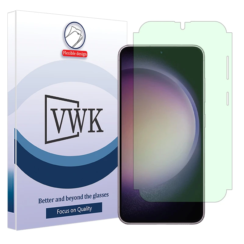 محافظ صفحه نمایش گرین لایت وی دبلیو کی مدل Eye Care مناسب برای گوشی موبایل سامسونگ Galaxy S23 