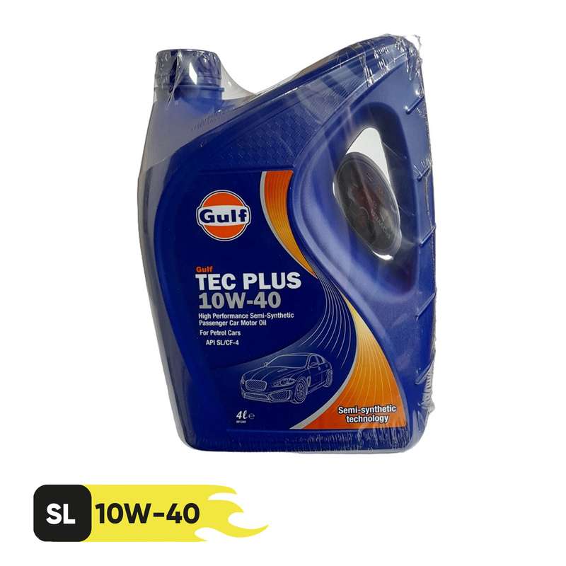 روغن موتور گالف مدل تک پلاس 10w40 حجم 4 لیتر