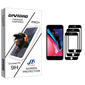 JF Diamond glass Screen Protector For Apple iPhone 7 Plus Pack Of 3