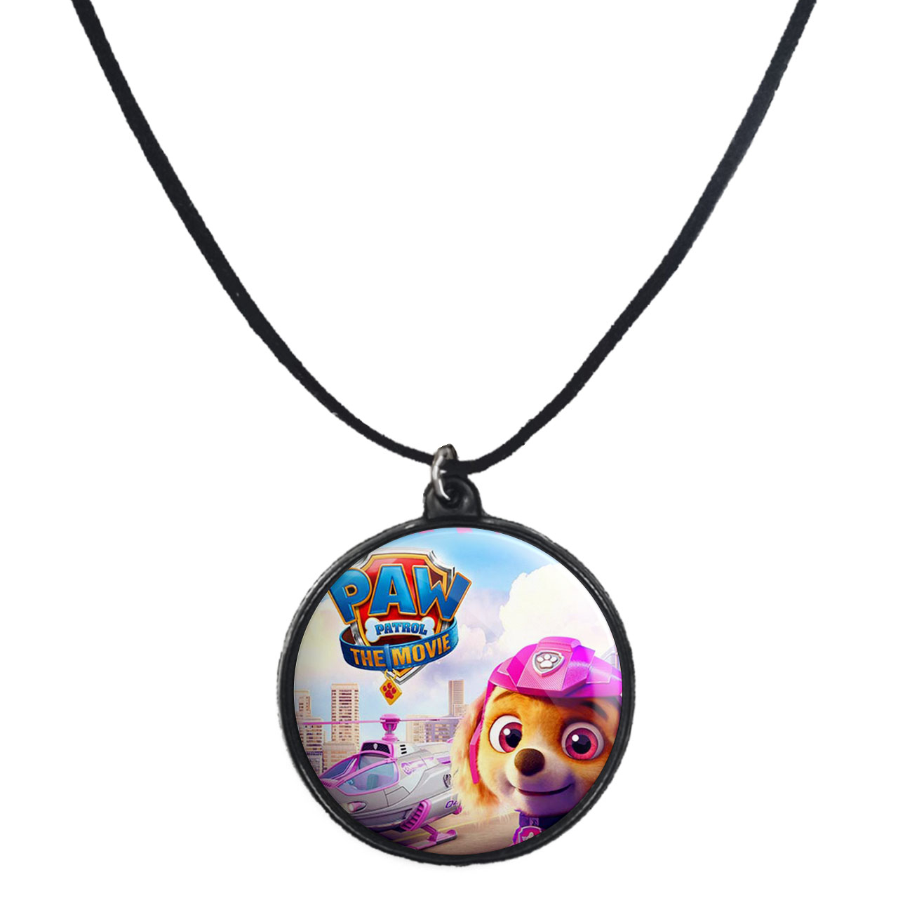 گردنبند پرمانه طرح سگ های نگهبان کد pmb.11775 مدل دو طرفه