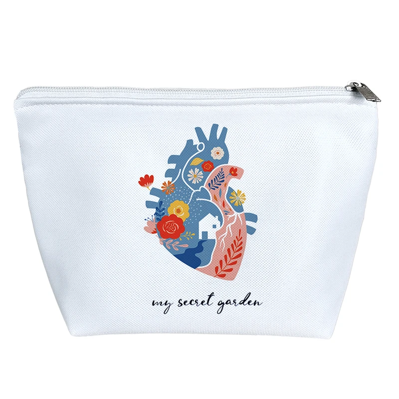 کیف لوازم آرایش دخترانه خندالو مدل قلب کد 1953