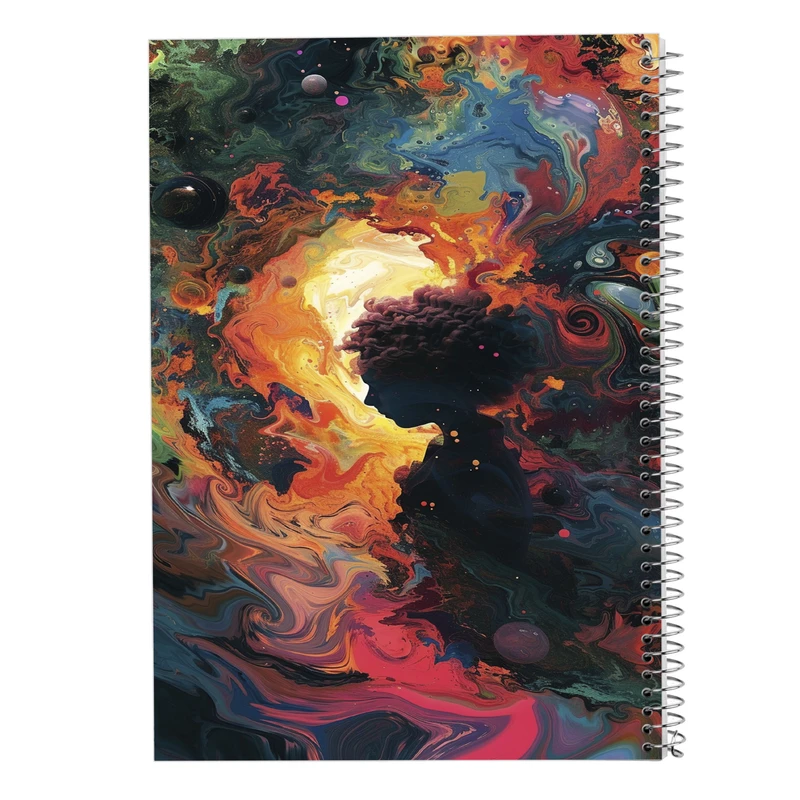 دفتر ژورنال نویسی 50 برگ مدوپد مدل نقطه ای طرح فانتزی کد DF14410