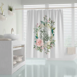 پرده حمام دلفین مدل Angel سایز 180x200سانتی متر